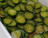 ☆大好き！給食小皿きゅうりの胡麻酢和え☆作り方4写真