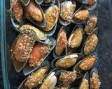ムール貝　タバスコガーリック焼き作り方2写真