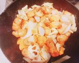 根菜と椎茸の酢豚(酢鶏)作り方6写真