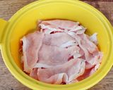 レンジで！ひじきとごぼうの豚しゃぶサラダ作り方3写真