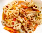鶏肉入り蓮根のきんぴら作り方6写真