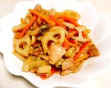 鶏肉入り蓮根のきんぴら作り方7写真