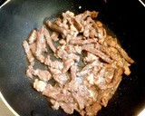 青椒肉絲風のオイスターソースで炒め物作り方4写真