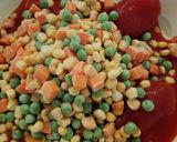 簡単!塩タラのトマトチーズ煮込み作り方1写真