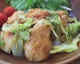 鶏むね肉とブロッコリーのマヨ醤油炒め作り方8写真