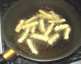 おつまみレシピ♪ごぼうスティック七味風味作り方4写真