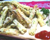 おつまみレシピ♪ごぼうスティック七味風味作り方5写真