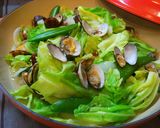 あさりと春野菜のワイン蒸し作り方4写真