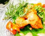 チキンサラダ(唐揚げオーロラソース)作り方5写真