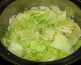 白菜の胡麻と梅の和え物作り方2写真