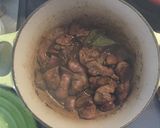 砂糖なし*鶏レバーのバルサミコ酢煮込み作り方7写真