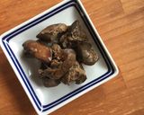 砂糖なし*鶏レバーのバルサミコ酢煮込み作り方9写真