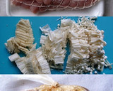 簡単！茹で豚のえのきソース和え作り方1写真