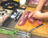 豚ヒレ肉のプラムソース添え作り方1写真