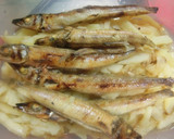 焼きニギスと炒めジャガイモの南蛮漬け作り方9写真