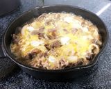牛とじ！スキレットで。作り方5写真