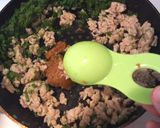 白飯もりもり★ピーマンと挽肉の甘味噌炒め作り方8写真