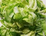 春キャベツの外葉でおいしい炒め物作り方3写真