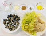 春キャベツとタケノコとアサリのパスタ作り方1写真