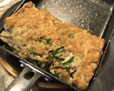 豆苗　ゆかり入り　だし巻き卵　美味しいよ作り方6写真