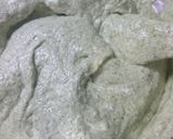 生のよもぎでつくるシフォンケーキ作り方16写真