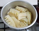 たけのこアスパラホタルイカの炒め物作り方2写真
