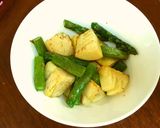 簡単‼たけのことアスパラのバジル炒め作り方3写真