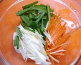 糖質オフ！野菜たっぷり☆ニラチヂミ風作り方1写真