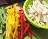 筍たっぷり！なんちゃって青椒肉絲作り方1写真