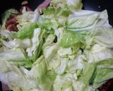 春キャベツとベーコンのおつまみペペロン!作り方5写真
