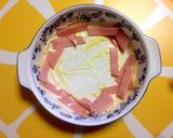 休日の朝の定番！ハムエッグ作り方3写真