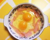 休日の朝の定番！ハムエッグ作り方4写真