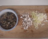 高菜としらすのチャーハン作り方1写真