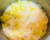 塩酒粕でほっこり♪春白菜のポタージュ作り方3写真