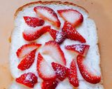♡いちご&チーズトースト♡作り方2写真