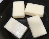 お餅のチーズバター焼き焦がし醤油味作り方5写真