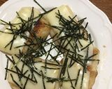 お餅のチーズバター焼き焦がし醤油味作り方9写真