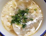 餃子で??!‼なんちゃって中華ス〜プ♪♬作り方6写真