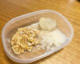 【離乳食中期〜】レンジで納豆みぞれ煮作り方2写真