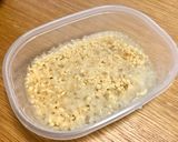 【離乳食中期〜】レンジで納豆みぞれ煮作り方3写真