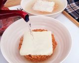 キャンプ飯★簡単キムチキンチーズラーメン作り方2写真