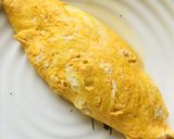 鶏そぼろ入りオムレツ☆そぼろソース添え作り方3写真