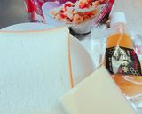 簡単!カリカリ♪グラノーラ トースト作り方1写真
