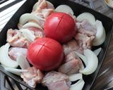 焼きっぱなし✿トマトと鶏肉の塩パセリ焼き作り方2写真