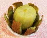 キウイを一度に繋げて剥く方法作り方11写真