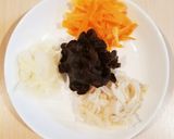 キクラゲとペラペラ根菜の甘辛煮♡作り方3写真