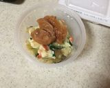 納豆とポテサラの南高梅ご飯作り方2写真