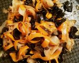 キクラゲとペラペラ根菜の甘辛煮♡作り方6写真