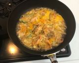 【惣菜アレンジ】簡単卵とじのかき揚げ丼作り方2写真