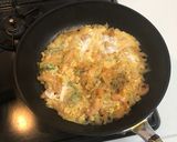 【惣菜アレンジ】簡単卵とじのかき揚げ丼作り方4写真